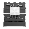 Luftkühler Montech Metal DT24 Premium 12 cm 800-1950 U/min Schwarz