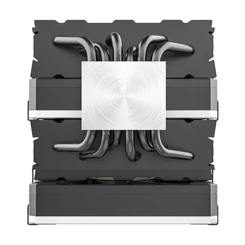 Luftkühler Montech Metal DT24 Premium 12 cm 800-1950 U/min Schwarz