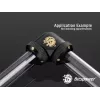 Kompressionswinkel BitsPower Carbon Schwarz BP-CBE90DML — Messing-90°-Fitting, schwarze Carbon-Optik, 1 Stück