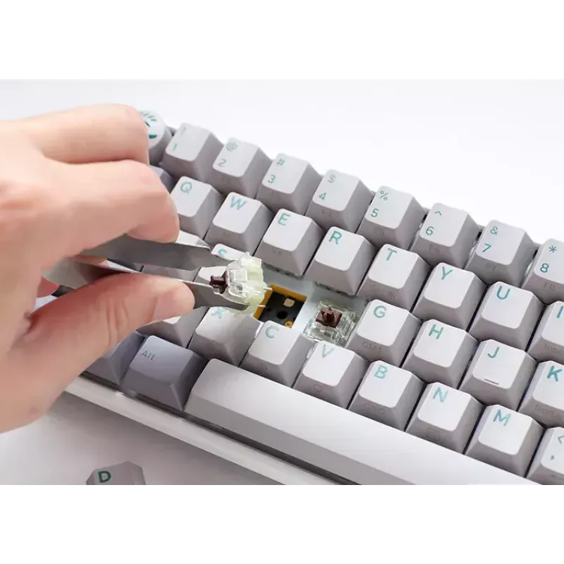 Ducky One 3 Mini Tastatur Gaming USB Grau Mechanisch RGB
