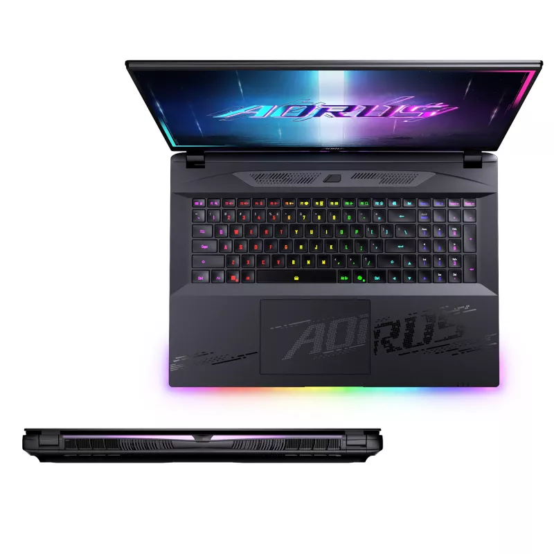 GIGABYTE AORUS MASTER 18 BYHC5DED65SP Laptop Intel Core Ultra 9 275HX 45,7 cm (18 Zoll) WQXGA 32 GB DDR5-SDRAM 2 TB SSD NVIDIA GeForce RTX 5080 Wi-Fi 7 (802.11be) Windows 11 Pro Deutsch Schwarz