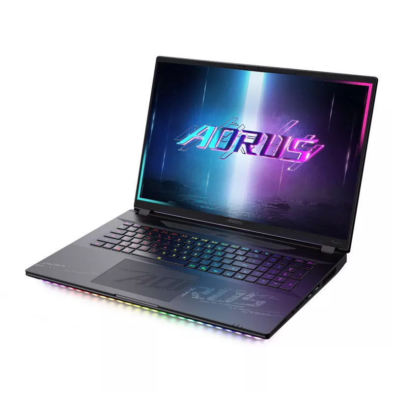 GIGABYTE AORUS MASTER 18 BYHC5DED65SP Laptop Intel Core Ultra 9 275HX 45,7 cm (18 Zoll) WQXGA 32 GB DDR5-SDRAM 2 TB SSD NVIDIA GeForce RTX 5080 Wi-Fi 7 (802.11be) Windows 11 Pro Deutsch Schwarz
