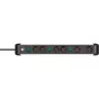Power Extension Brennenstuhl 1391030601 3m 6 AC Outlets Indoor Schwarz Silver