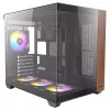 PC-Gehäuse Antec CX800 Midi Tower Schwarz, Holzoptik