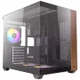 PC-Gehäuse Antec CX800 Midi Tower Schwarz, Holzoptik