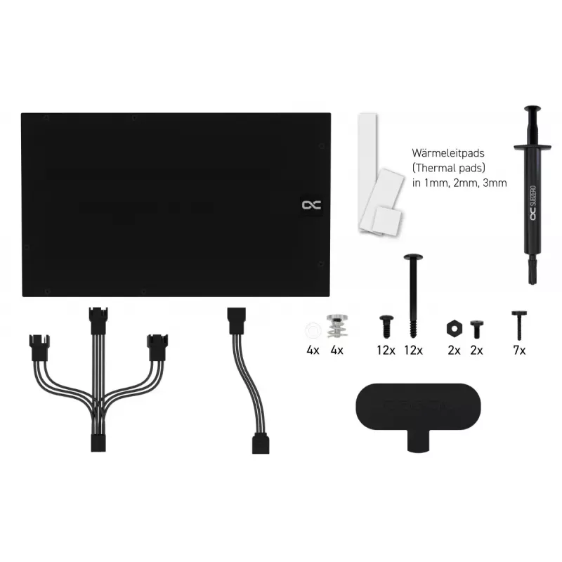 Alphacool Eiswolf 2 AIO 360 mm GPU-Kühler für RTX 4090 Founders Edition mit Backplate