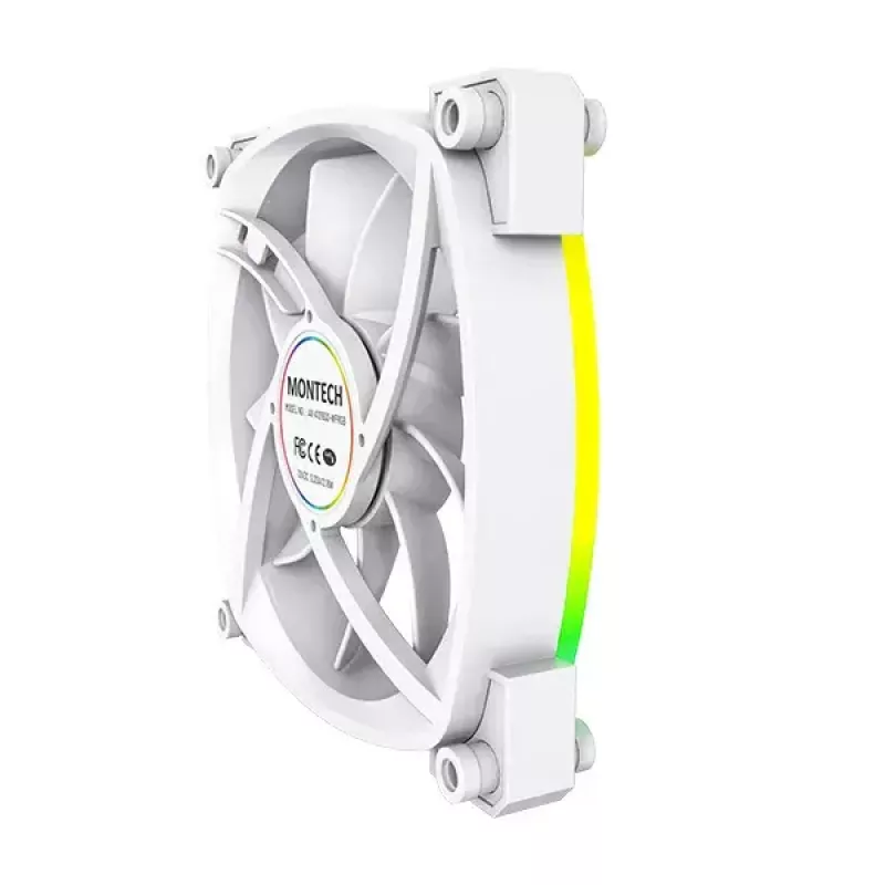 Lüftermodul Montech AX120 PWM 120mm 12V 3-pin 4-pin Weiß