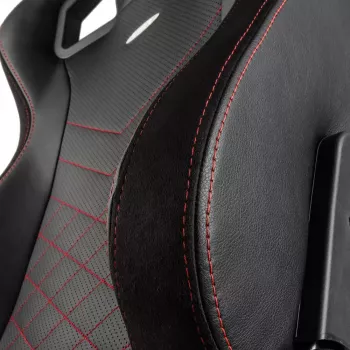 PC-Gaming-Stuhl noblechairs EPIC gepolsterte Sitzfläche Schwarz Rot 120 kg