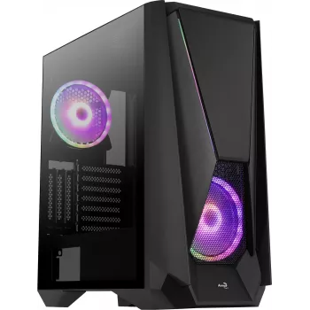 Aerocool Visor Midi Tower Schwarz