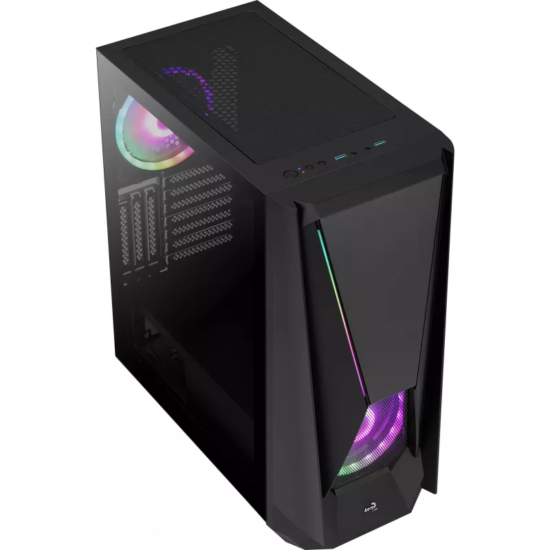Aerocool Visor Midi Tower Schwarz