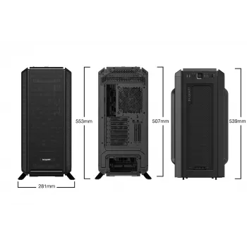 PC-Gehäuse be quiet! Silent Base 802 Window Schwarz Midi Tower