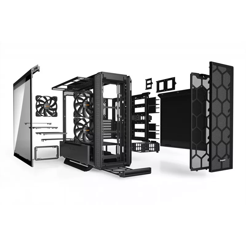PC-Gehäuse be quiet! Silent Base 802 Window Schwarz Midi Tower