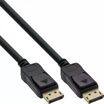 InLine DisplayPort-Kabel, schwarz, vergoldet, 2 m