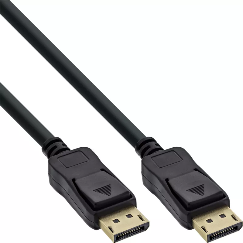 InLine DisplayPort-Kabel, schwarz, vergoldet, 2 m
