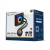 Flüssigkeitskühlungsset Silverstone VIDA 120 schlank 12 cm Schwarz 300-1800 RPM