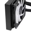 Flüssigkeitskühlungsset Silverstone VIDA 120 schlank 12 cm Schwarz 300-1800 RPM