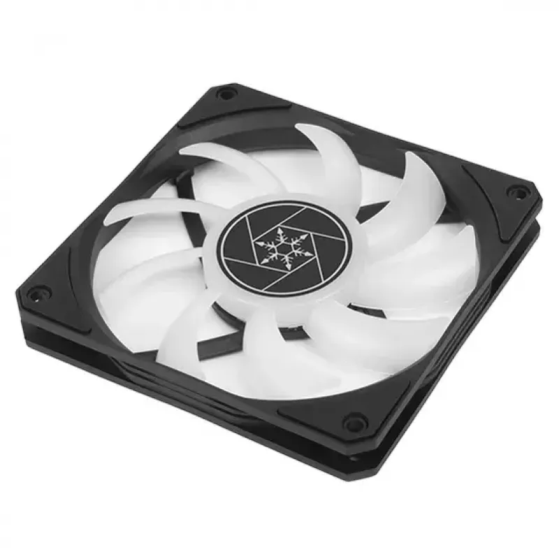 Flüssigkeitskühlungsset Silverstone VIDA 120 schlank 12 cm Schwarz 300-1800 RPM
