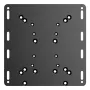 Moza Racing Flight Support Plate, Flugbasis-Montageadapter, Schwarz, Stahl, MOZA Flight Base, MOZA-Gashebel, 220 mm, 220 mm