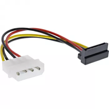 InLine SATA-Stromadapterkabel 1x 4-Pin-Buchse / 15-Pin-SATA nach oben abgewinkelt 29670X