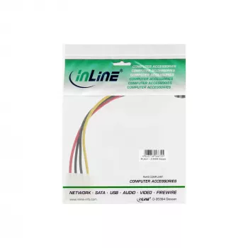 InLine SATA-Stromadapterkabel 1x 4-Pin-Buchse / 15-Pin-SATA nach oben abgewinkelt 29670X