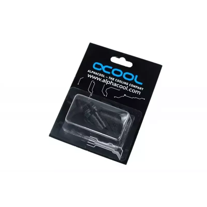 Fitting Alphacool 17093 Messing Schwarz 22 mm Höhe 1 cm Durchmesser