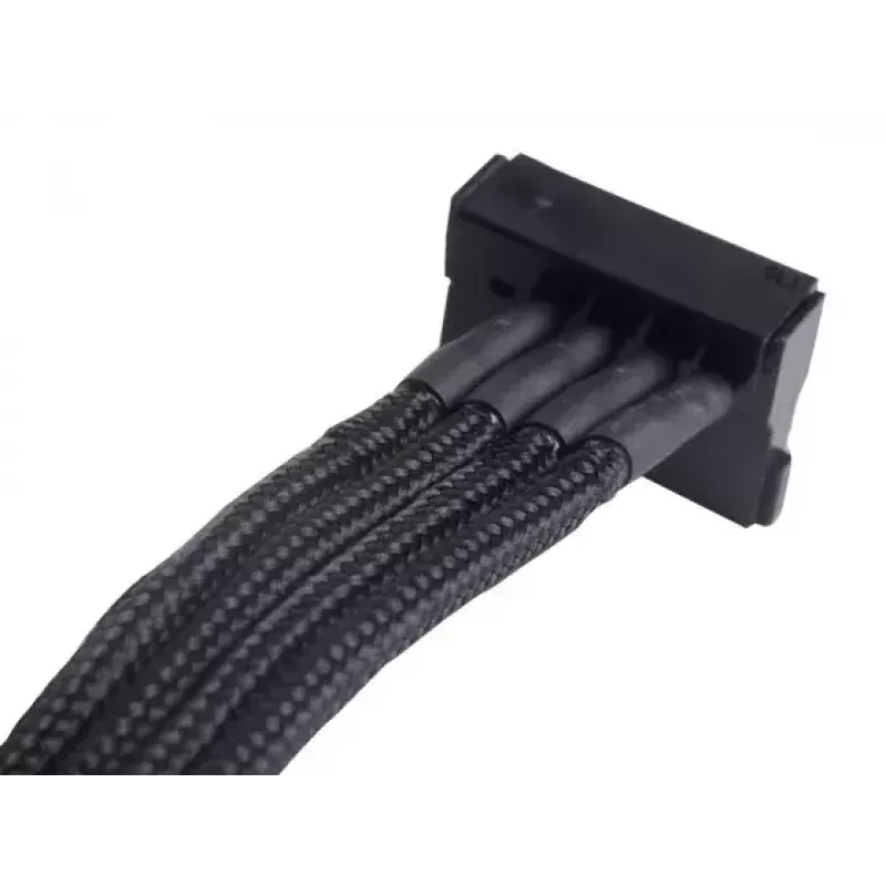 Kabel Silverstone SST-PP07-BTSB 0,3 m Molex 4-polig auf 4x SATA