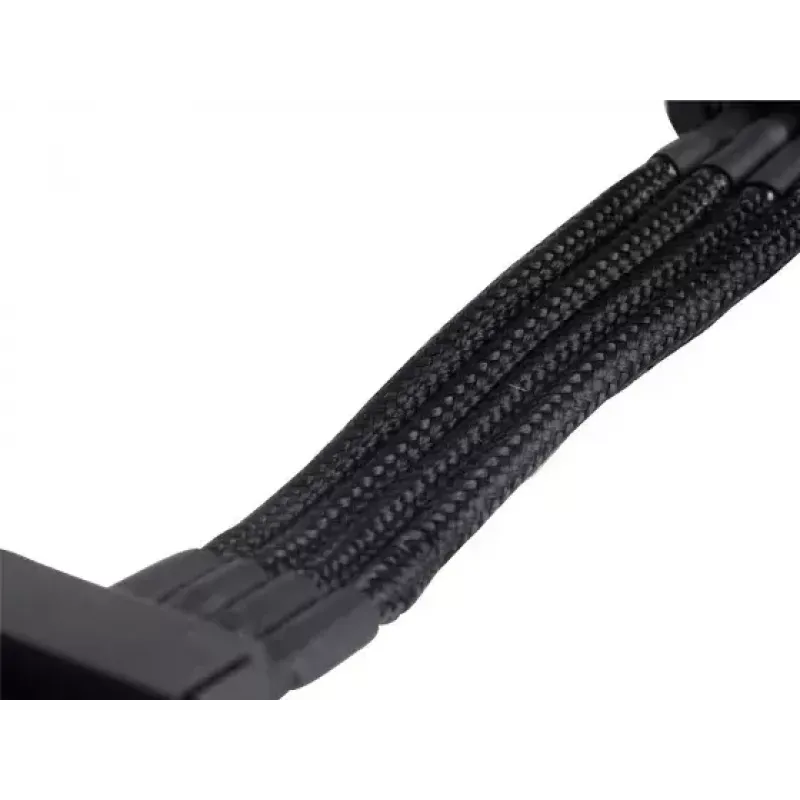 Kabel Silverstone SST-PP07-BTSB 0,3 m Molex 4-polig auf 4x SATA