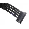 Kabel Silverstone SST-PP07-BTSB 0,3 m Molex 4-polig auf 4x SATA