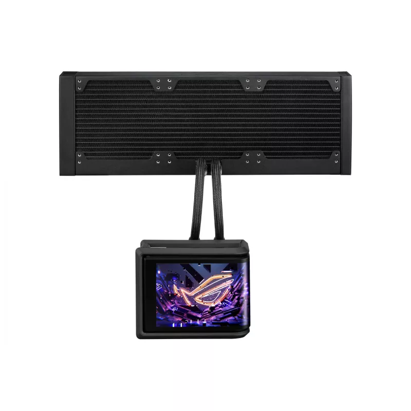 All-in-One-Flüssigkeitskühler ASUS ROG Ryuo IV SLC 360 ARGB – 120-mm-Lüfter, 360-mm-Radiator, schwarz