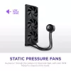 All-in-One-Flüssigkeitskühler NZXT Kraken Plus 360 12 cm Schwarz Fluid Dynamic Bearing