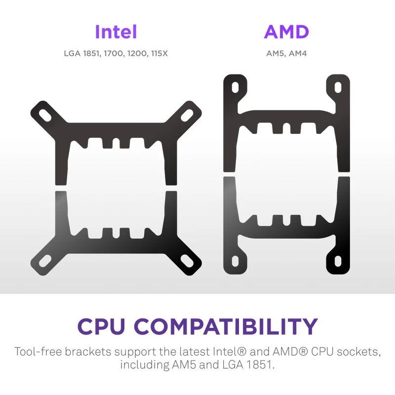 All-in-One-Flüssigkeitskühler NZXT Kraken Plus 360 12 cm Schwarz Fluid Dynamic Bearing