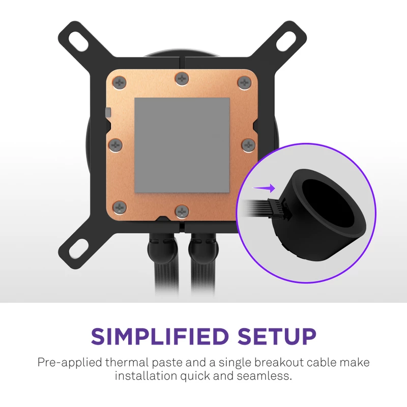 NZXT CPU-Kühler Kraken Plus 240 RGB Schwarz