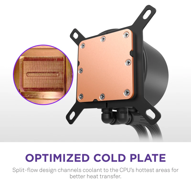 NZXT CPU-Kühler Kraken Plus 240 RGB Schwarz