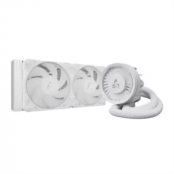 All-in-One-Flüssig-CPU-Kühler Arctic Liquid Freezer III Pro 240 A-RGB – 240 mm, 120-mm-Lüfter, Weiß, LGA1700/AM4/AM5-kompatibel