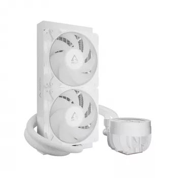 All-in-One-Flüssig-CPU-Kühler Arctic Liquid Freezer III Pro 240 A-RGB – 240 mm, 120-mm-Lüfter, Weiß, LGA1700/AM4/AM5-kompatibel