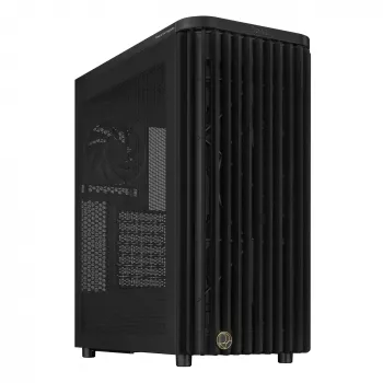 PC-Gehäuse ASUS 90DC00M0-B39040, ATX-Unterstützung, Schwarz, Front 2×160mm Lüfter, Rückseite 1×120mm, 2×3,5-Zoll- + 2×2,5-Zoll-Schächte, 2×USB 3.2 GEN1