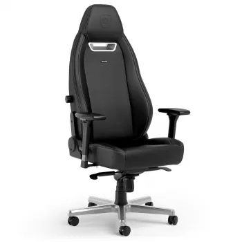 Gaming-Sessel noblechairs NBL-LGD-PU-XXV — flache Sitzfläche, Sitzbreite 33 cm, Sitztiefe 48 cm, Rückenlehnenhöhe 90 cm, maximale Benutzerbelastung 150 kg, schwarz