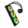 All-in-One-Flüssigkeitskühler ASUS TUF Gaming LC III 360 ARGB LCD — 360-mm-Radiator, 3x 120-mm-Lüfter, Sockel AM5/AM4/LGA1700/LGA1200, Schwarz