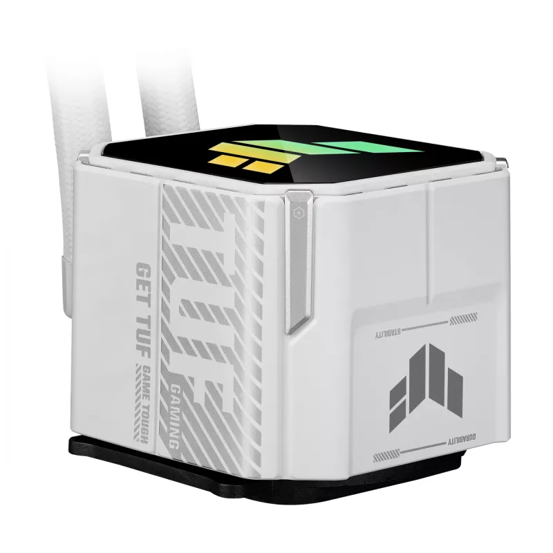 All-in-One-Flüssigkeitskühler ASUS TUF Gaming LC III 360 ARGB White Edition – 360 mm, 120-mm-Lüfter, Unterstützung für LGA1700/1200, AM4/AM5