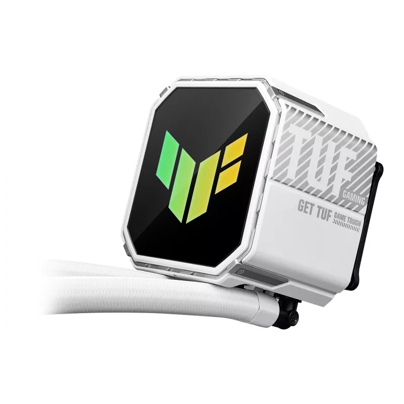 All-in-One-Flüssigkeitskühler ASUS TUF Gaming LC III 360 ARGB White Edition – 360 mm, 120-mm-Lüfter, Unterstützung für LGA1700/1200, AM4/AM5