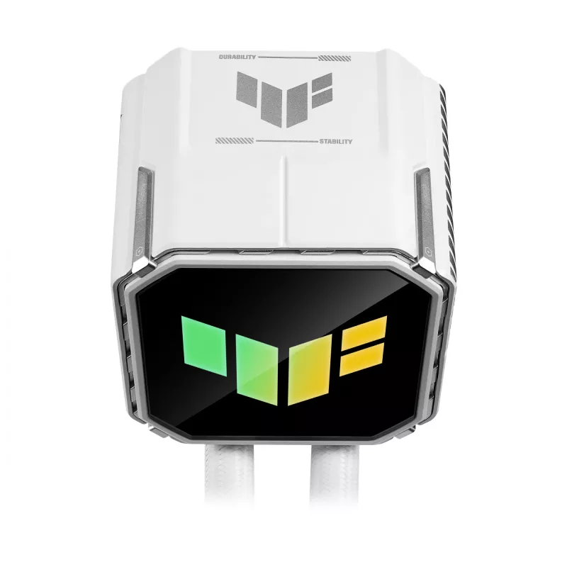 All-in-One-Flüssigkeitskühler ASUS TUF Gaming LC III 360 ARGB White Edition – 360 mm, 120-mm-Lüfter, Unterstützung für LGA1700/1200, AM4/AM5