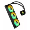All-in-One-Flüssigkeitskühler ASUS TUF GAMING LC III 360 ARGB – 120-mm-Lüfter, unterstützt AM4/LGA1200/LGA1700/AM5, Schwarz