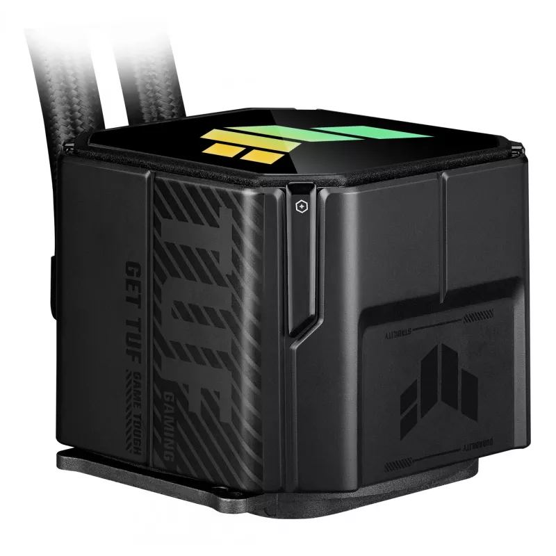 All-in-One-Flüssigkeitskühler ASUS TUF GAMING LC III 360 ARGB – 120-mm-Lüfter, unterstützt AM4/LGA1200/LGA1700/AM5, Schwarz