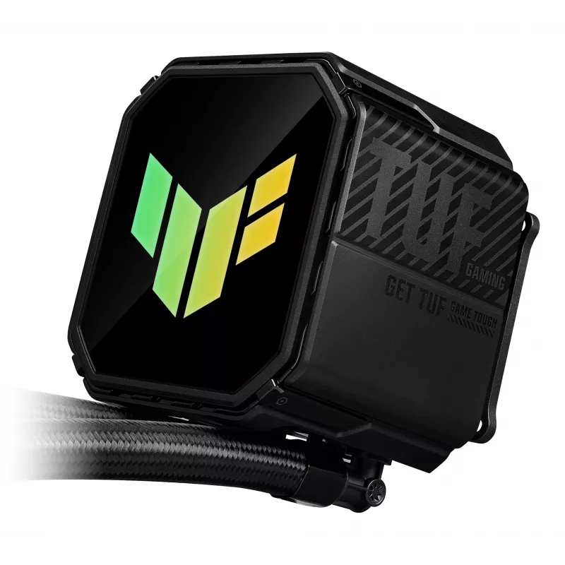 All-in-One-Flüssigkeitskühler ASUS TUF GAMING LC III 360 ARGB – 120-mm-Lüfter, unterstützt AM4/LGA1200/LGA1700/AM5, Schwarz