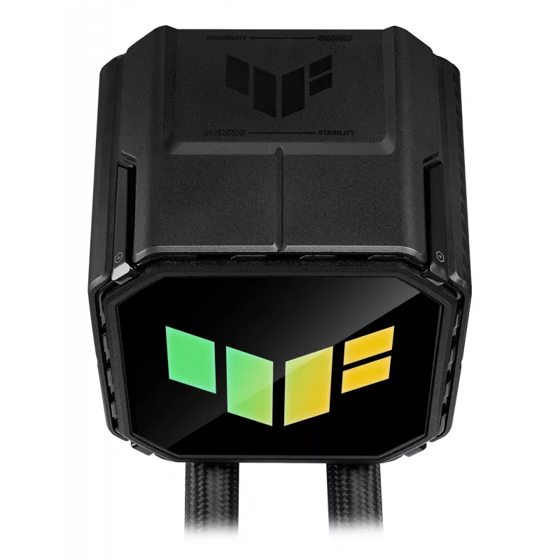 All-in-One-Flüssigkeitskühler ASUS TUF GAMING LC III 360 ARGB – 120-mm-Lüfter, unterstützt AM4/LGA1200/LGA1700/AM5, Schwarz