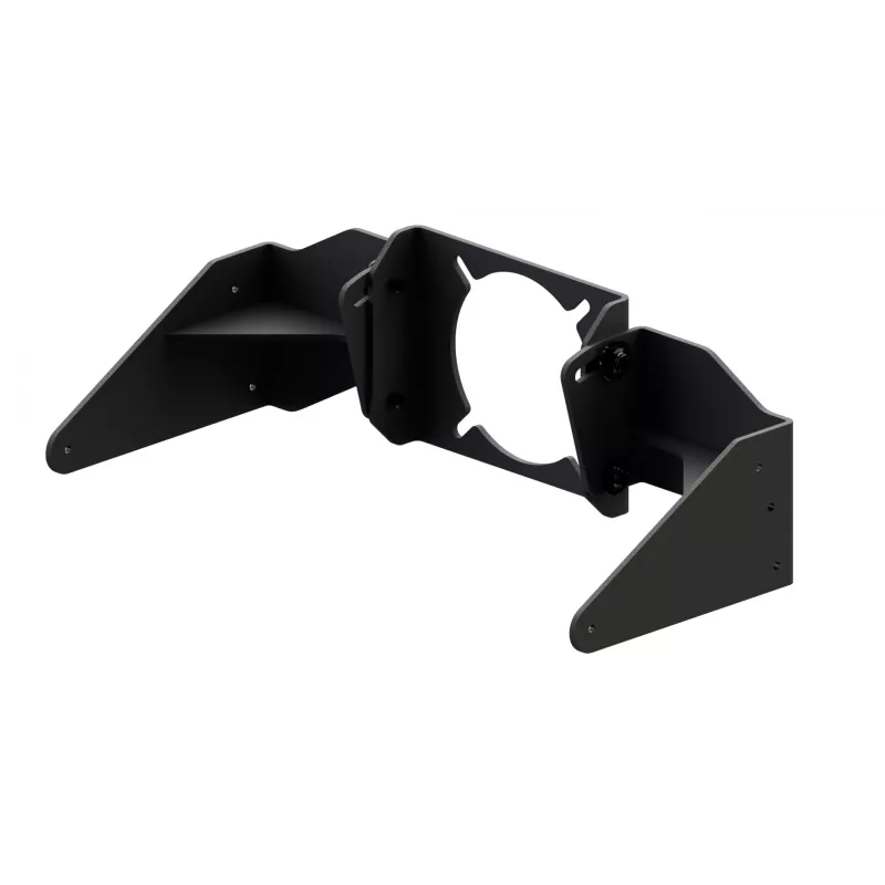 Rennlenkrad-Basis-Montageplatte Res-Tech GT DD SUPPORT SIMUCUBE, schwarz, 2 kg, kompatibel mit GT-Cockpit