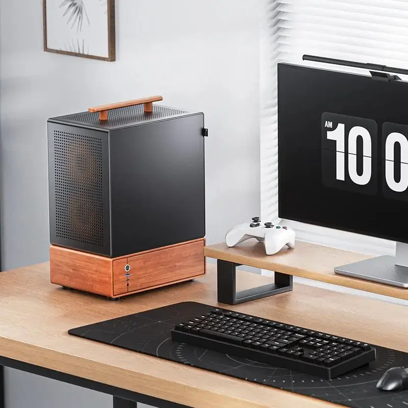 PC-Gehäuse Jonsbo T7 Midi-Tower mATX Tempered Glass schwarz