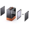 PC-Gehäuse Jonsbo T7 Midi-Tower mATX Tempered Glass schwarz
