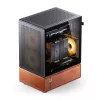 PC-Gehäuse Jonsbo T7 Midi-Tower mATX Tempered Glass schwarz