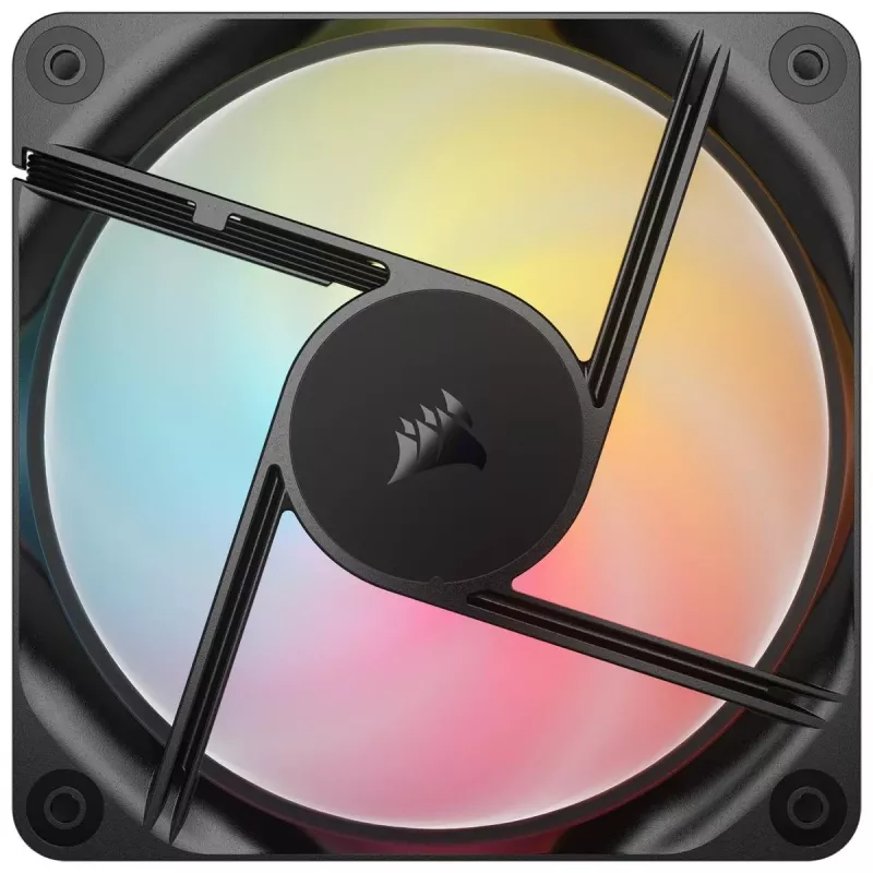 Kühlungslüfter CORSAIR RS120-R ARGB 120mm 3-Pack, 120 mm, ARGB-Beleuchtung, 3 Lüfter